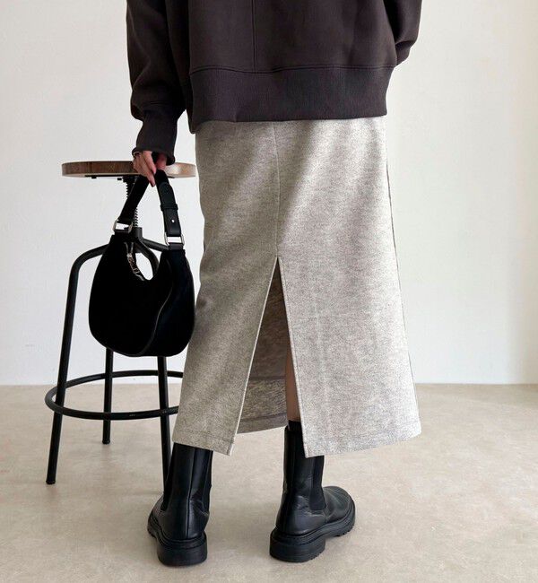 fredy emue「ソフトニットメルトンスカート」|スカート|