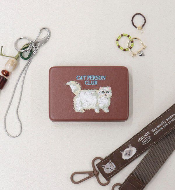 fredy emue「【JOli JOli/ジョリジョリ】刺しゅうスクエアケース」|ポーチ|