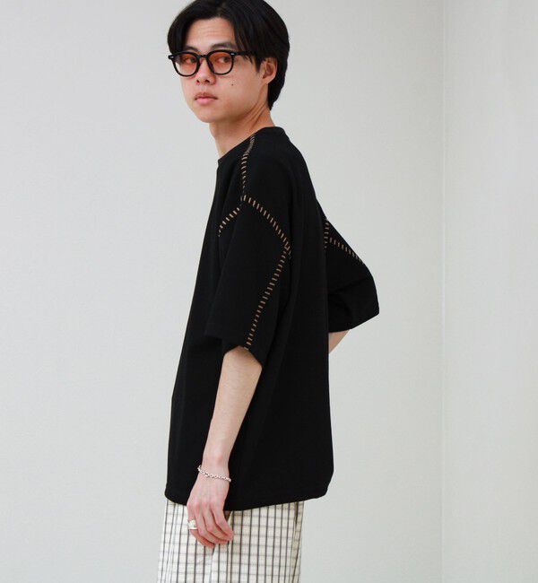 GLOSTER「【セットアップ対応】カルゼラダーステッチ クルーネックTシャツ」|Tシャツ・カットソー|