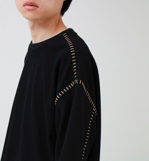 GLOSTER「【セットアップ対応】カルゼラダーステッチ クルーネックTシャツ」|Tシャツ・カットソー|