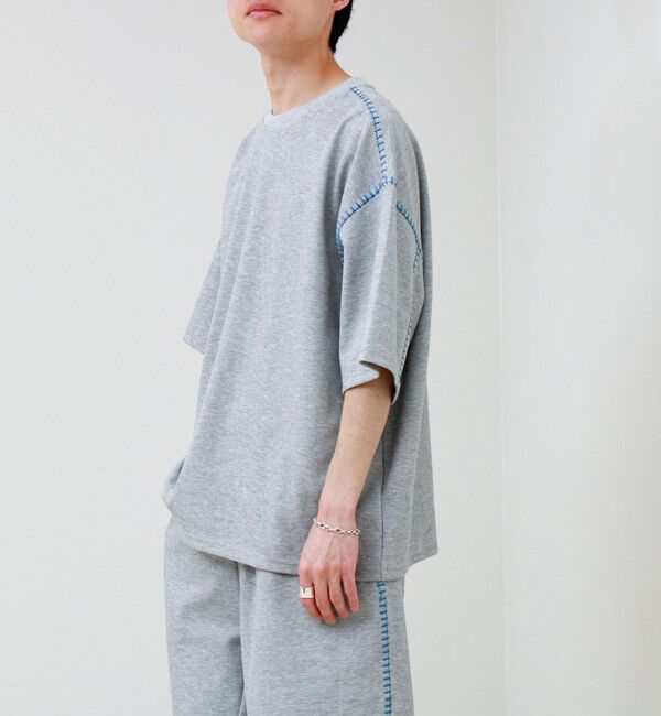 GLOSTER「【セットアップ対応】カルゼラダーステッチ クルーネックTシャツ」|Tシャツ・カットソー|