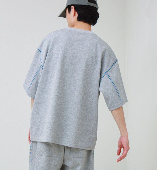 GLOSTER「【セットアップ対応】カルゼラダーステッチ クルーネックTシャツ」|Tシャツ・カットソー|