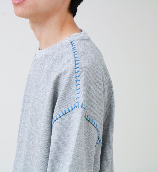 GLOSTER「【セットアップ対応】カルゼラダーステッチ クルーネックTシャツ」|Tシャツ・カットソー|