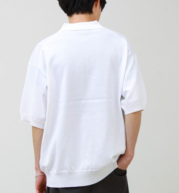 GLOSTER「【ラクなのに上品】コットンタッチリラックスポロ」|ポロシャツ|