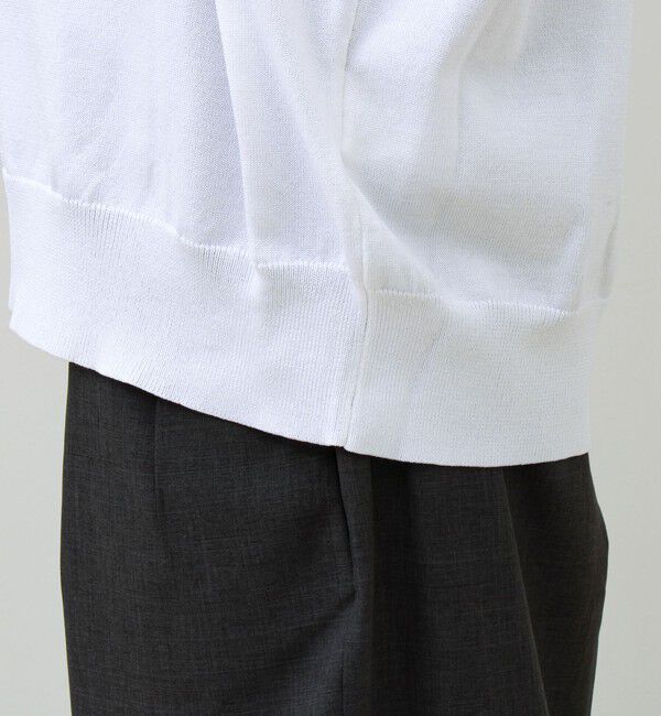 GLOSTER「【ラクなのに上品】コットンタッチリラックスポロ」|ポロシャツ|