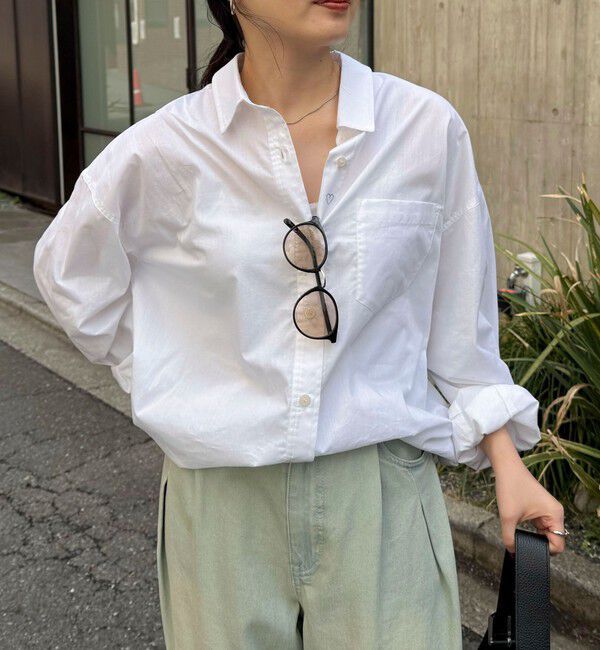 fredy emue「汗染み軽減加工シャツブルゾン」|シャツ・ブラウス|