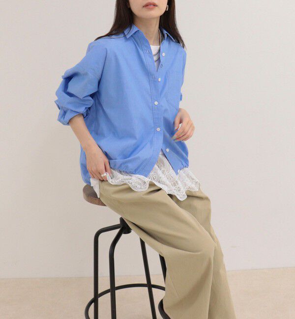 fredy emue「汗染み軽減加工シャツブルゾン」|シャツ・ブラウス|