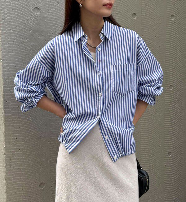 fredy emue「汗染み軽減加工シャツブルゾン」|シャツ・ブラウス|