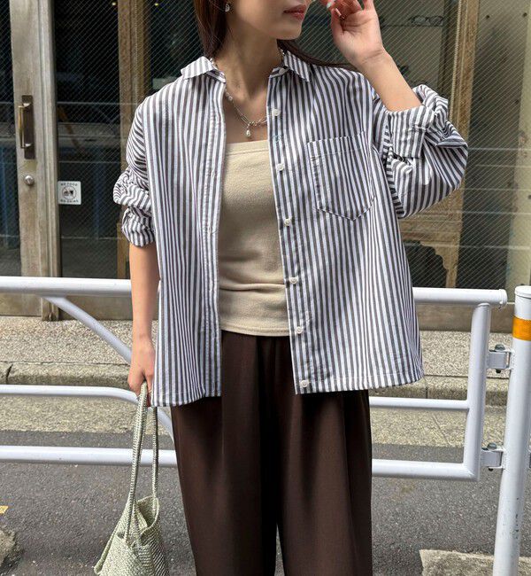 fredy emue「汗染み軽減加工シャツブルゾン」|シャツ・ブラウス|