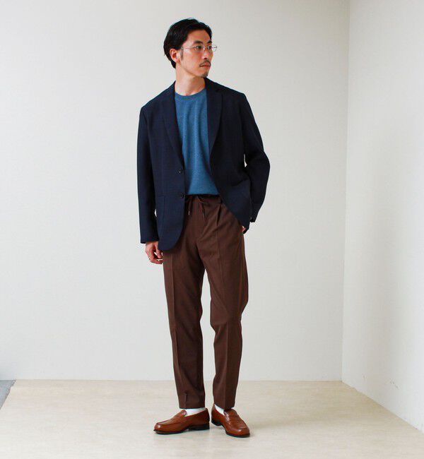 GLOSTER「【セットアップ対応】リネンライクキャンバスジャケット」|テーラードジャケット|