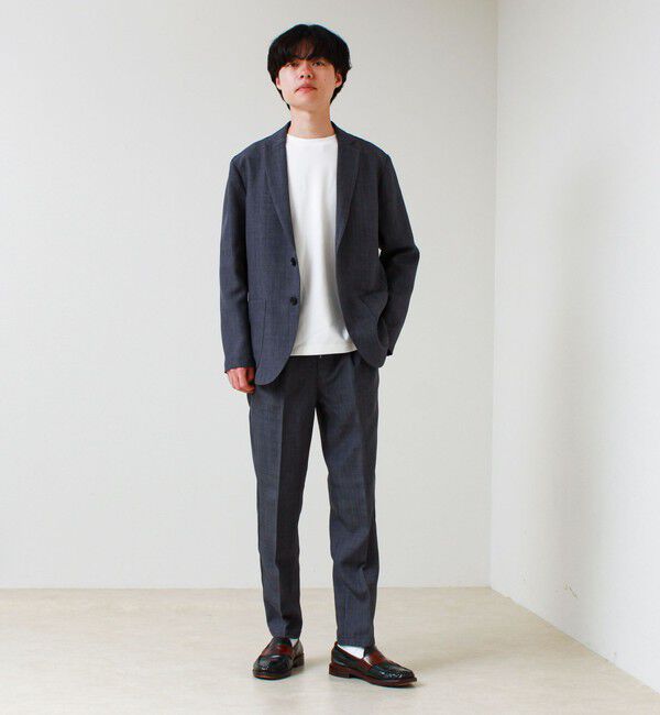 GLOSTER「【セットアップ対応】リネンライクキャンバスジャケット」|テーラードジャケット|