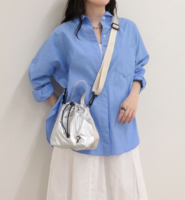 fredy emue「【PEANUTS/ピーナッツ】撥水巾着ショルダーバッグ」|ショルダー・メッセンジャー|