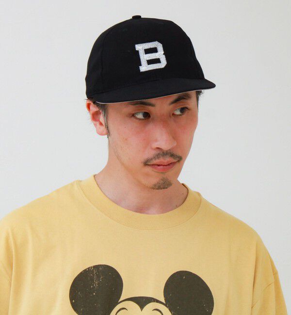 GLOSTER「【COOPERSTOWN】CHAIN STITCH SOFT VISORS」|キャップ・キャスケット|ブラック系その他2