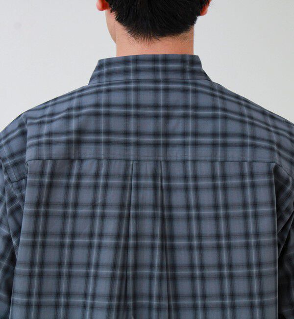 GLOSTER「GOODNESS刺繍 オンブレー ショートスリーブシャツ」|シャツ・ブラウス|