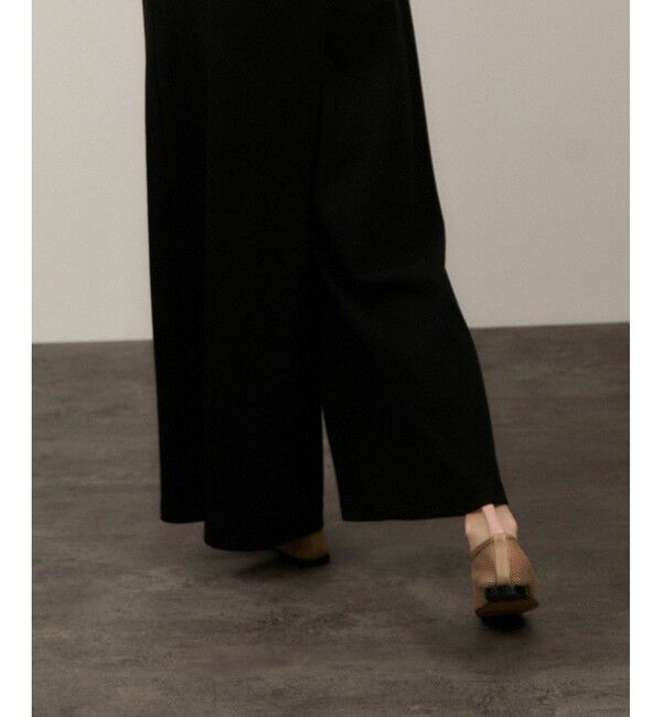 SALON adam et rope'「【WEB限定】ストレッチベアテレコオールインワン」|オールインワン|