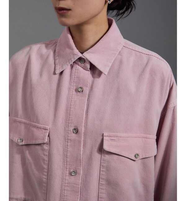 SALON adam et rope'「フェードコーデュロイオーバーシャツ / セットアップ対応」|シャツ・ブラウス|