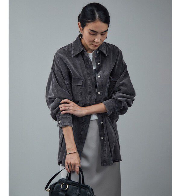 SALON adam et rope'「フェードコーデュロイオーバーシャツ / セットアップ対応」|シャツ・ブラウス|