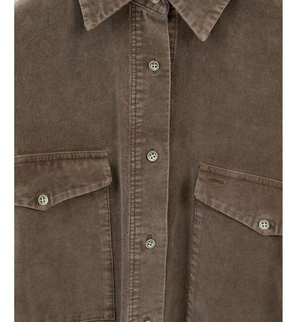 SALON adam et rope'「フェードコーデュロイオーバーシャツ / セットアップ対応」|シャツ・ブラウス|