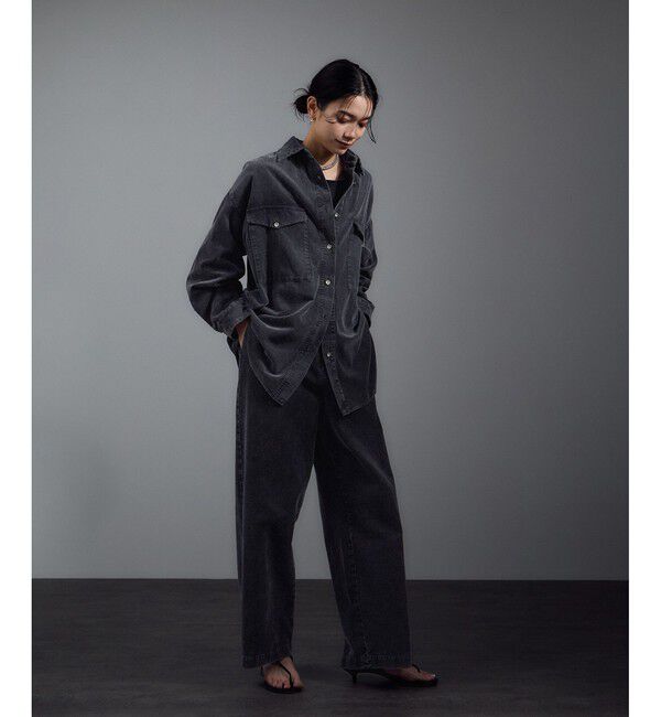 SALON adam et rope'「フェードコーデュロイオーバーシャツ / セットアップ対応」|シャツ・ブラウス|