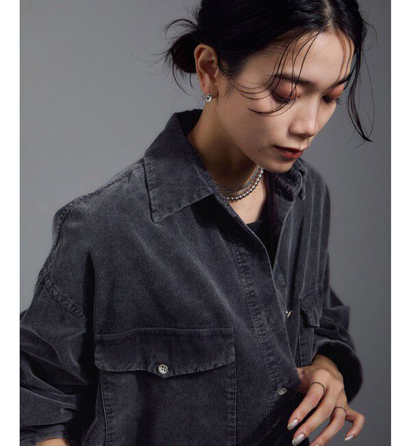 SALON adam et rope'「フェードコーデュロイオーバーシャツ / セットアップ対応」|シャツ・ブラウス|