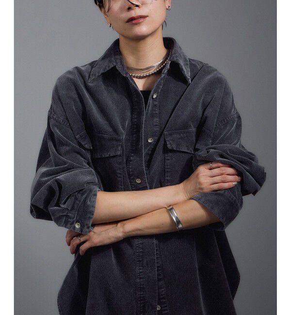 SALON adam et rope'「フェードコーデュロイオーバーシャツ / セットアップ対応」|シャツ・ブラウス|