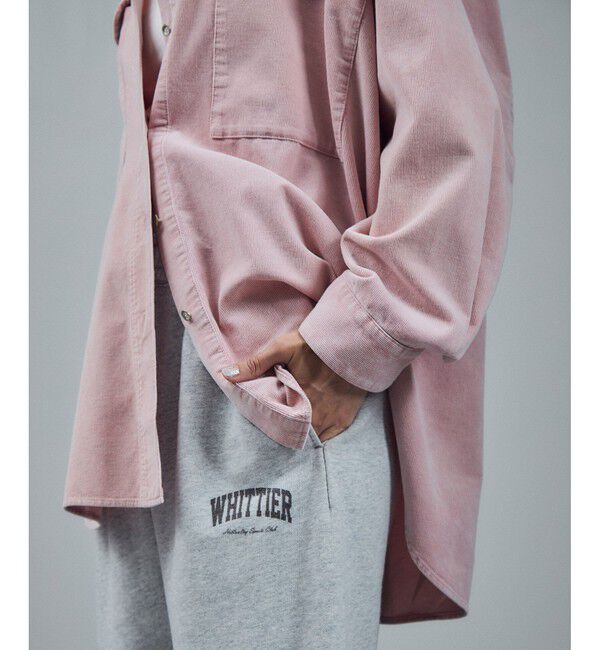 SALON adam et rope'「フェードコーデュロイオーバーシャツ / セットアップ対応」|シャツ・ブラウス|