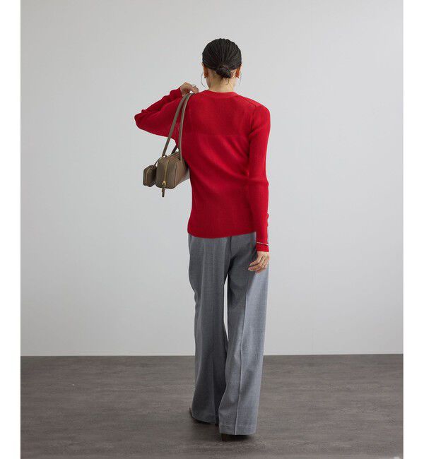 SALON adam et rope'「ノンミュールジングウールパンツ」|チノ|