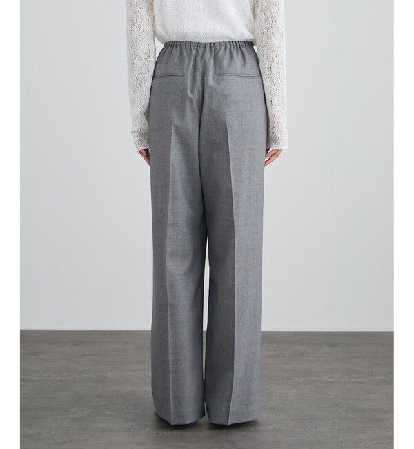 SALON adam et rope'「ノンミュールジングウールパンツ」|チノ|