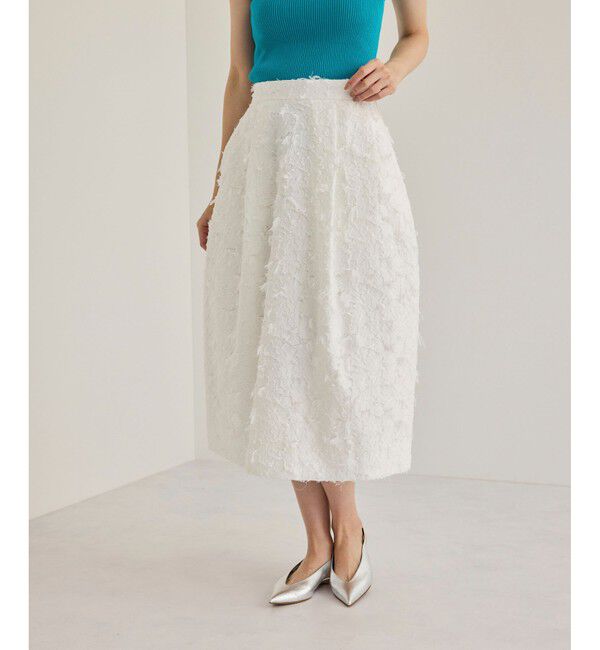 ROPE「コクーンジャガードスカート」|スカート|