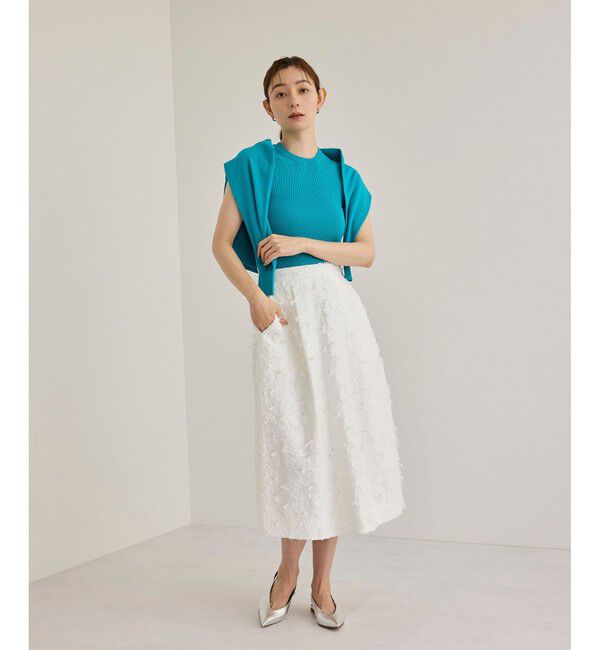 ROPE「コクーンジャガードスカート」|スカート|