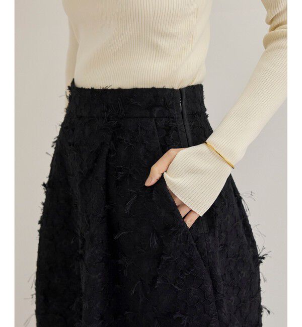 ROPE「コクーンジャガードスカート」|スカート|