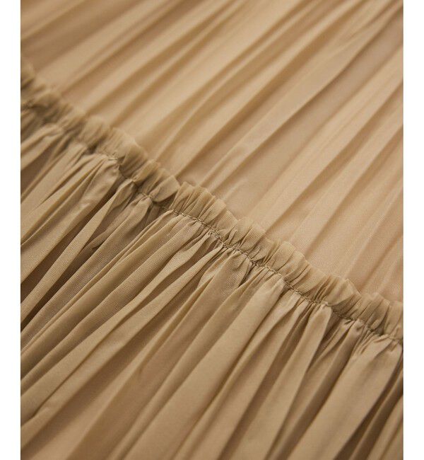 ROPE「フリーカットティアードプリーツスカート/イージーケア」|スカート|