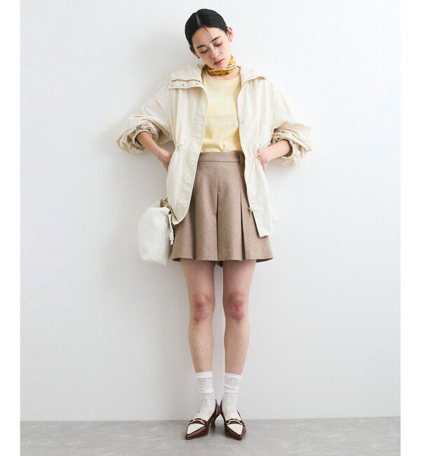 VIS「コンパクトフロッキープリントロゴTシャツ」|Tシャツ・カットソー|