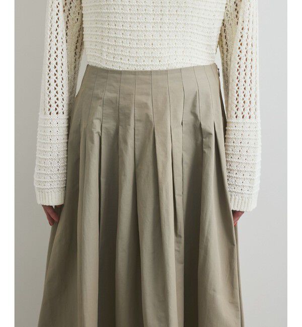 VIS「【洗える】タックプリーツフレアスカート」|スカート|