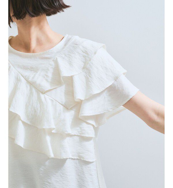 VIS「フリルティアードブラウス」|シャツ・ブラウス|