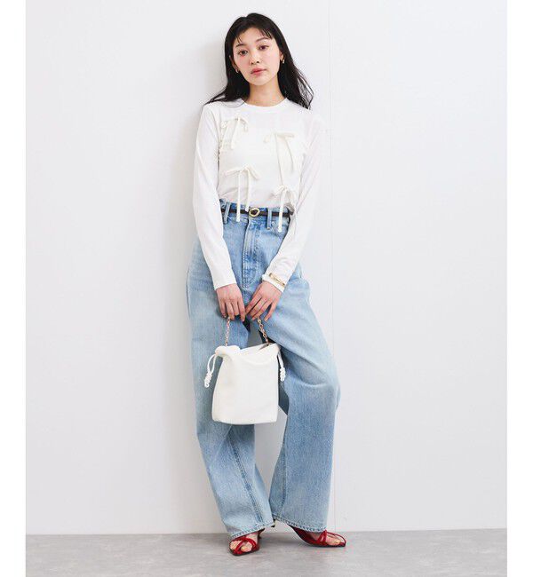 VIS「リボンデザインTシャツ」|Tシャツ・カットソー|