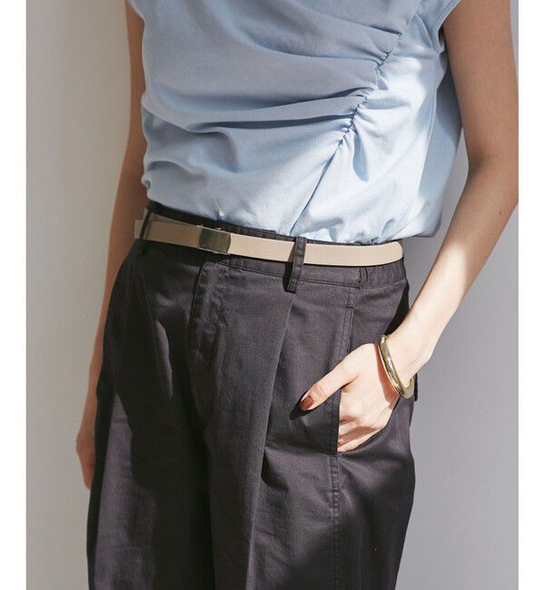 VIS「20ｍｍ幅スムースガチャベルト」|ベルト|ベージュ系(28)