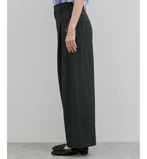 VIS「ボックスタックリラックスパンツ」|チノ|