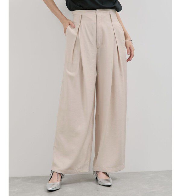 VIS「ボックスタックリラックスパンツ」|チノ|