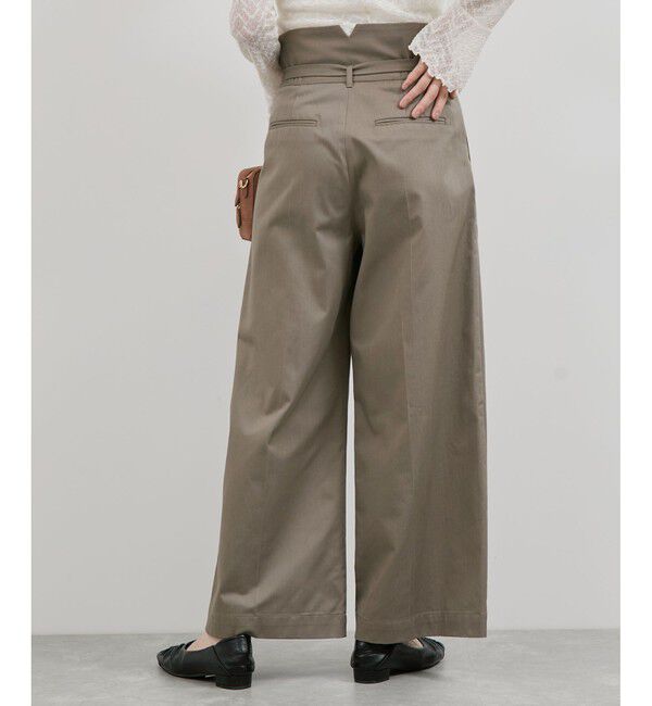 VIS「【洗える】2WAYラップデザインパンツ」|チノ|