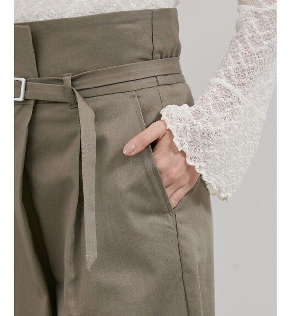 VIS「【洗える】2WAYラップデザインパンツ」|チノ|