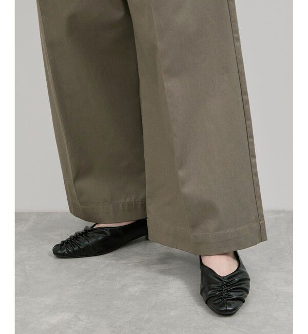VIS「【洗える】2WAYラップデザインパンツ」|チノ|