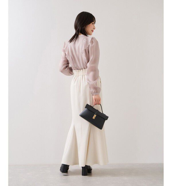 VIS「シアーラッフルブラウス/イージーケア」|シャツ・ブラウス|