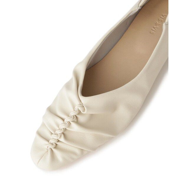 VIS「ギャザーバブーシュパンプス」|パンプス|