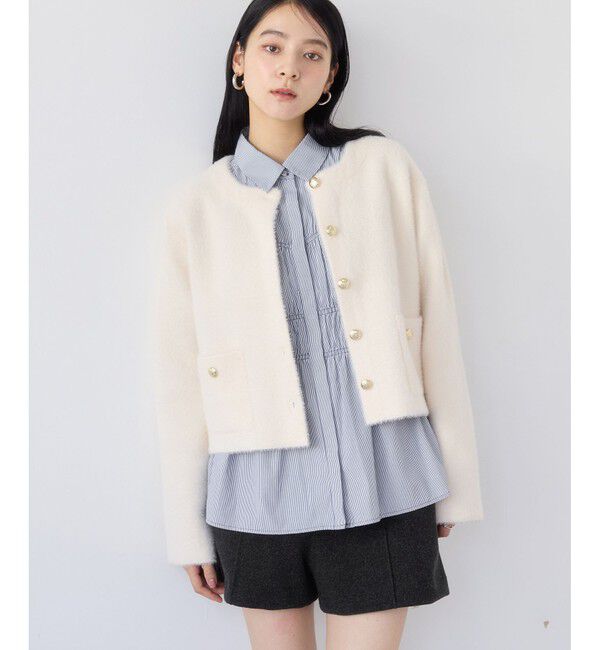 VIS「シャーリングデザインシャツ」|シャツ・ブラウス|