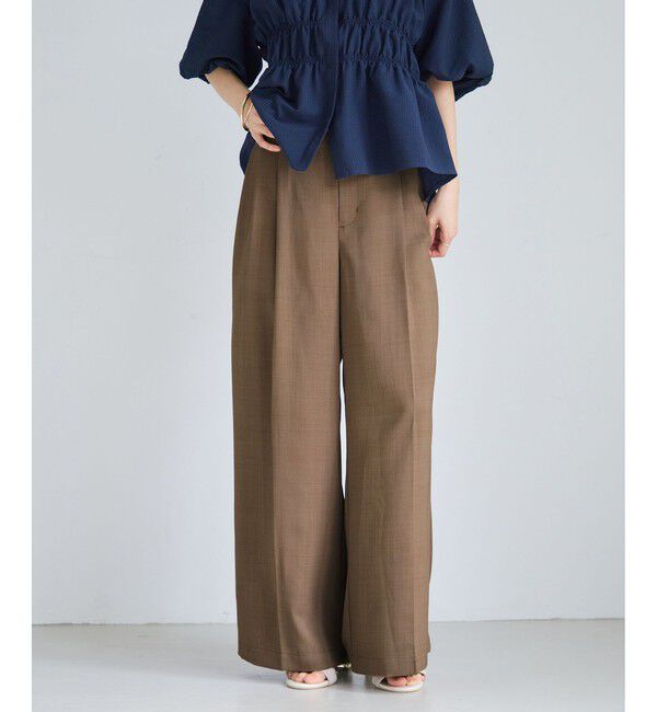 VIS「Light Airyセットアップパンツ/UVケア・接触冷感・吸水速乾」|チノ|