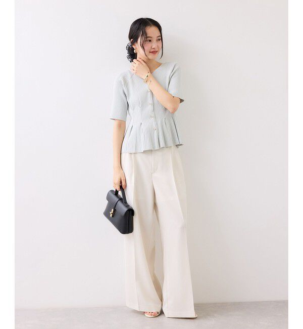 VIS「Light Airyセットアップパンツ/UVケア・接触冷感・吸水速乾」|チノ|