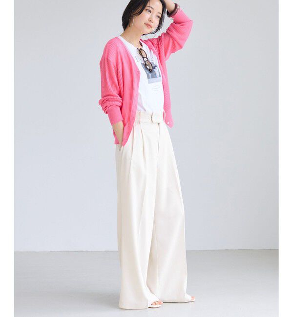 VIS「Light Airyセットアップパンツ/UVケア・接触冷感・吸水速乾」|チノ|