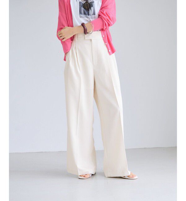 VIS「Light Airyセットアップパンツ/UVケア・接触冷感・吸水速乾」|チノ|