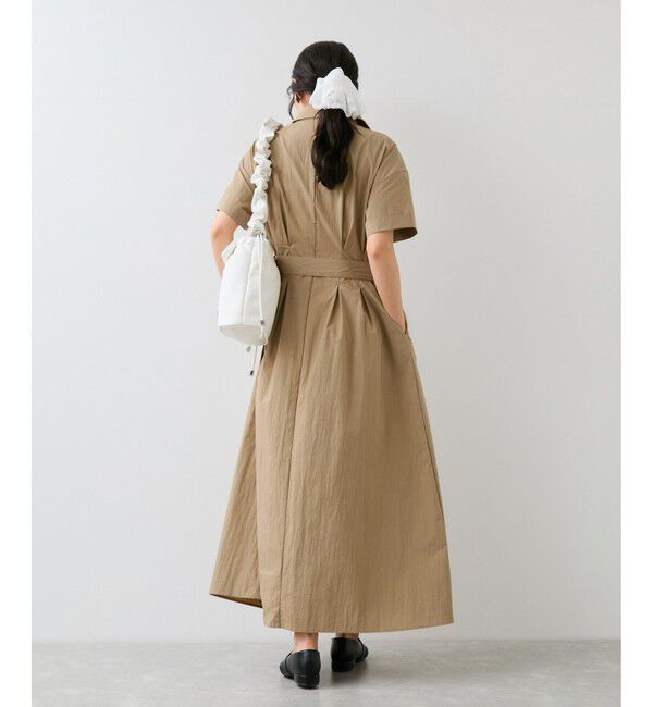 VIS「ベルトディテールシャツワンピース」|ワンピース|